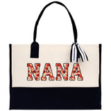 Gaga Gram Mimi Nana Grandma Canvas Tote Bag Grandma's Getaway Bag Grandma Gift Bag Mothers Day Gift Bag Grandma Beach Bag Gift for Grandma - Aaria Tees Aaria Tees