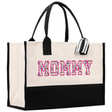 Gaga Gram Mimi Nana Grandma Canvas Tote Bag Grandma's Getaway Bag Grandma Gift Bag Mothers Day Gift Bag Grandma Beach Bag Gift for Grandma - Aaria Tees Aaria Tees
