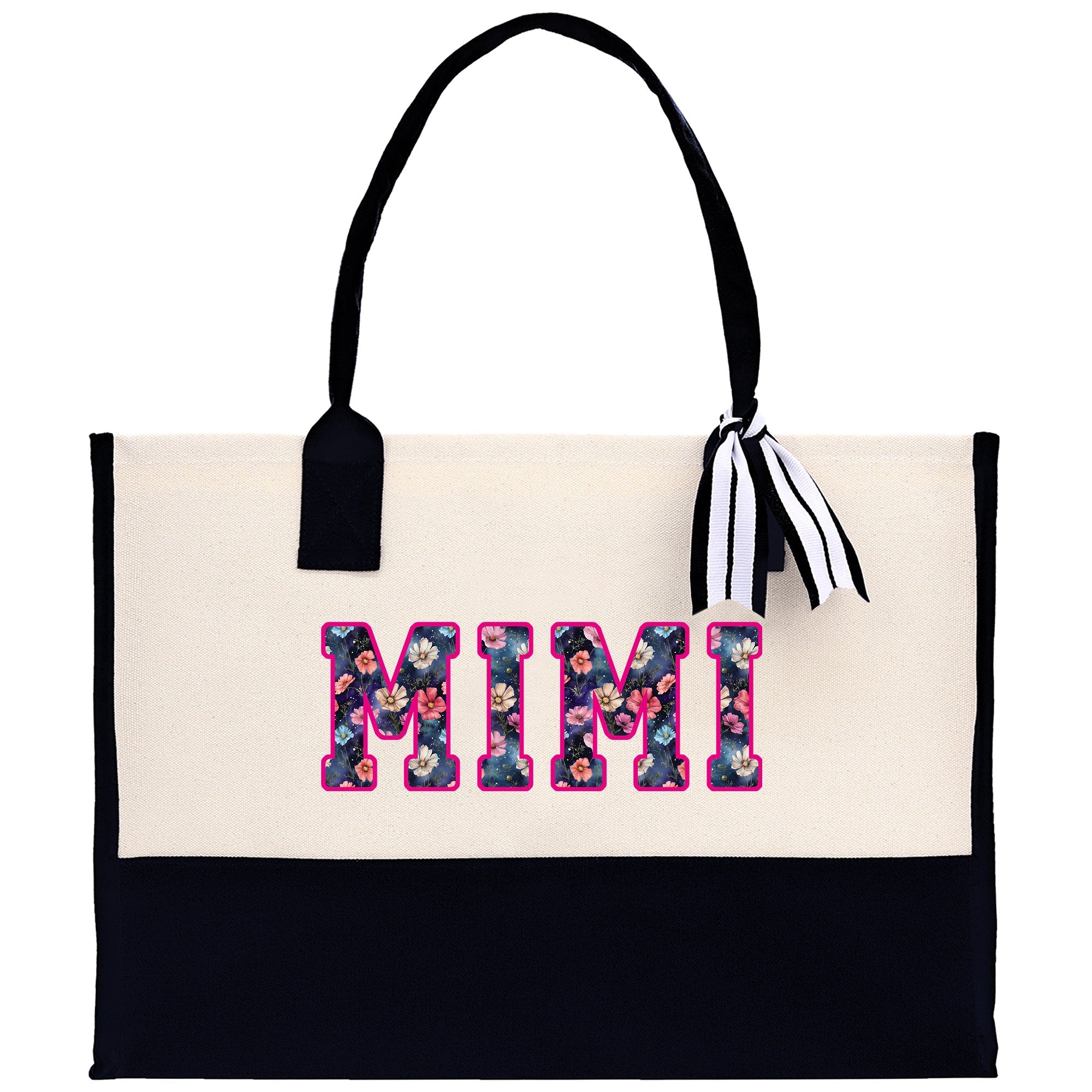 Gaga Gram Mimi Nana Grandma Canvas Tote Bag Grandma's Getaway Bag Grandma Gift Bag Mothers Day Gift Bag Grandma Beach Bag Gift for Grandma - Aaria Tees Aaria Tees