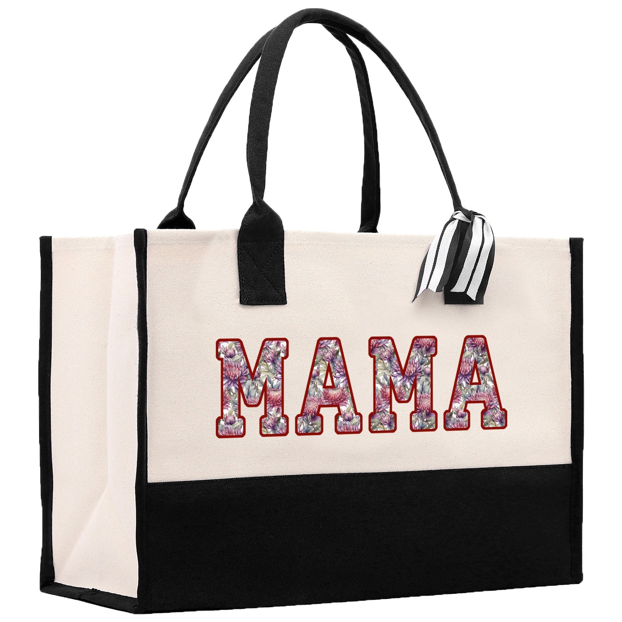 Gaga Gram Mimi Nana Grandma Canvas Tote Bag Grandma's Getaway Bag Grandma Gift Bag Mothers Day Gift Bag Grandma Beach Bag Gift for Grandma - Aaria Tees Aaria Tees