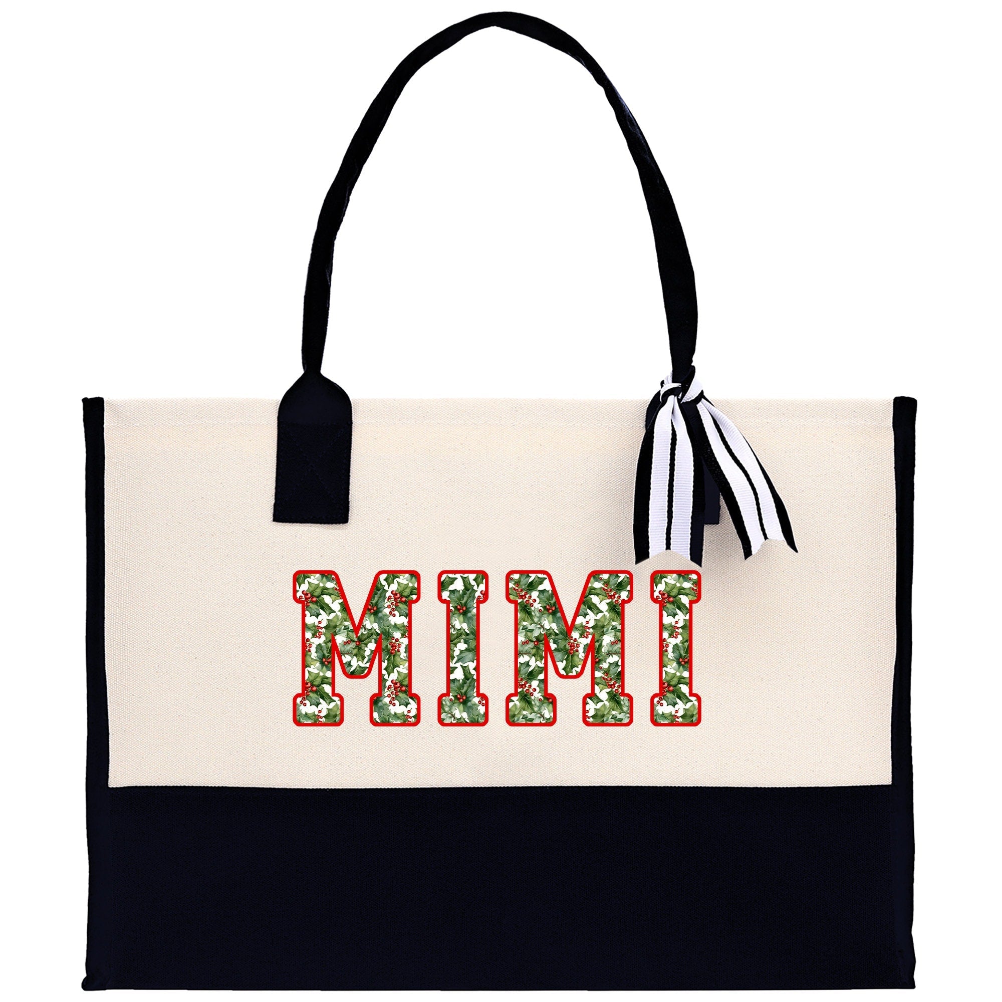 Gaga Gram Mimi Nana Grandma Canvas Tote Bag Grandma's Getaway Bag Grandma Gift Bag Mothers Day Gift Bag Grandma Beach Bag Gift for Grandma - Aaria Tees Aaria Tees