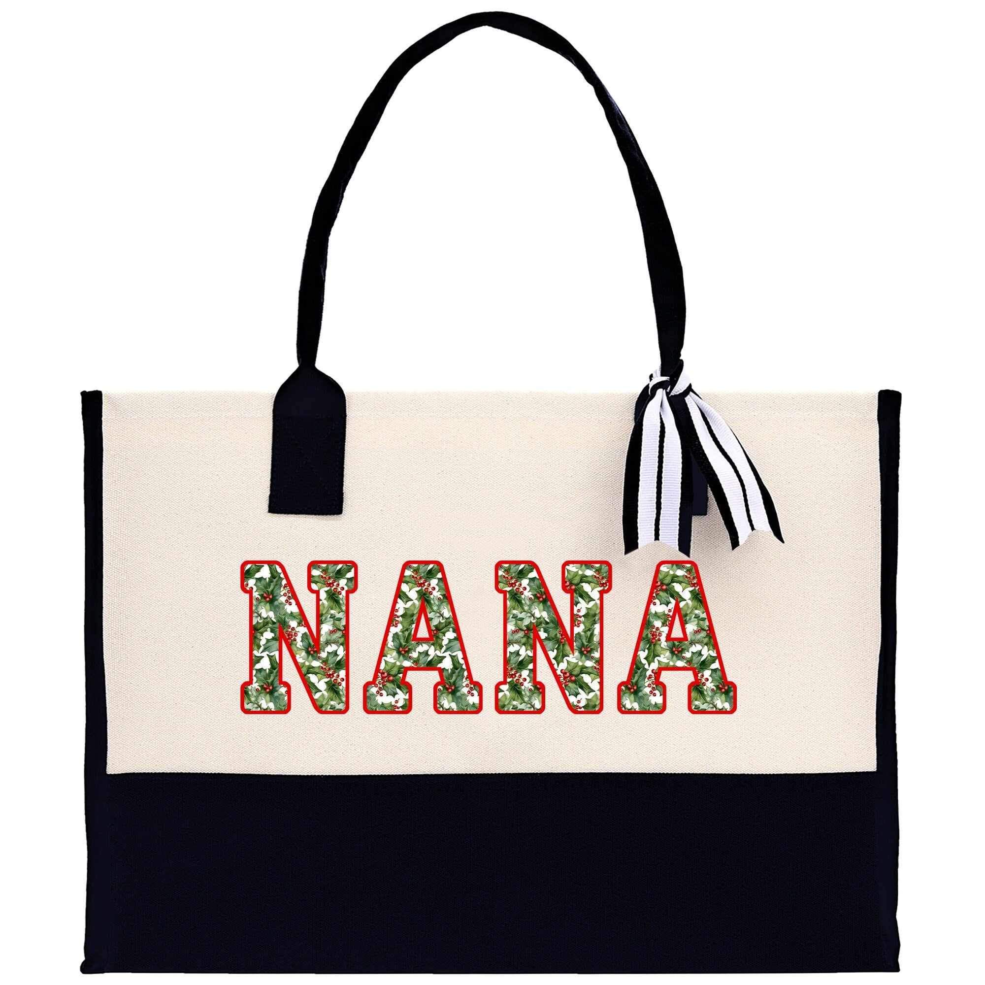 Gaga Gram Mimi Nana Grandma Canvas Tote Bag Grandma's Getaway Bag Grandma Gift Bag Mothers Day Gift Bag Grandma Beach Bag Gift for Grandma - Aaria Tees Aaria Tees