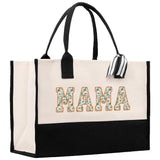 Gaga Gram Mimi Nana Grandma Canvas Tote Bag Grandma's Getaway Bag Grandma Gift Bag Mothers Day Gift Bag Grandma Beach Bag Gift for Grandma - Aaria Tees Aaria Tees