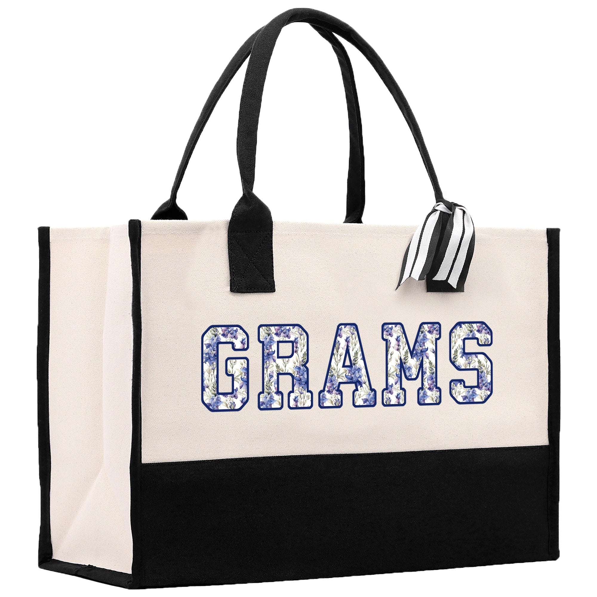 Gaga Gram Mimi Nana Grandma Canvas Tote Bag Grandma's Getaway Bag Grandma Gift Bag Mothers Day Gift Bag Grandma Beach Bag Gift for Grandma - Aaria Tees Aaria Tees