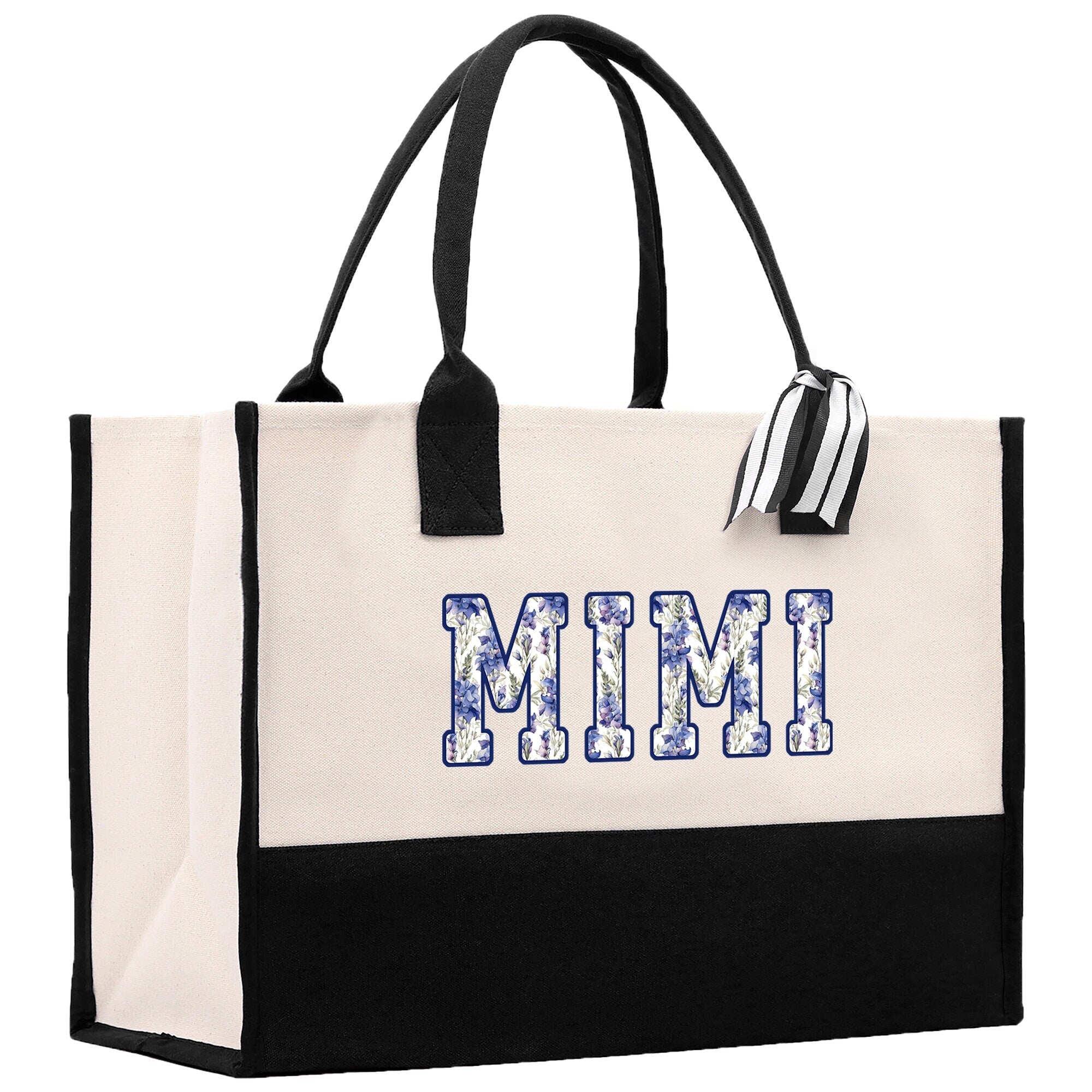 Gaga Gram Mimi Nana Grandma Canvas Tote Bag Grandma's Getaway Bag Grandma Gift Bag Mothers Day Gift Bag Grandma Beach Bag Gift for Grandma - Aaria Tees Aaria Tees