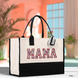 Gaga Gram Mimi Nana Grandma Canvas Tote Bag Grandma's Getaway Bag Grandma Gift Bag Mothers Day Gift Bag Grandma Beach Bag Gift for Grandma - Aaria Tees Aaria Tees