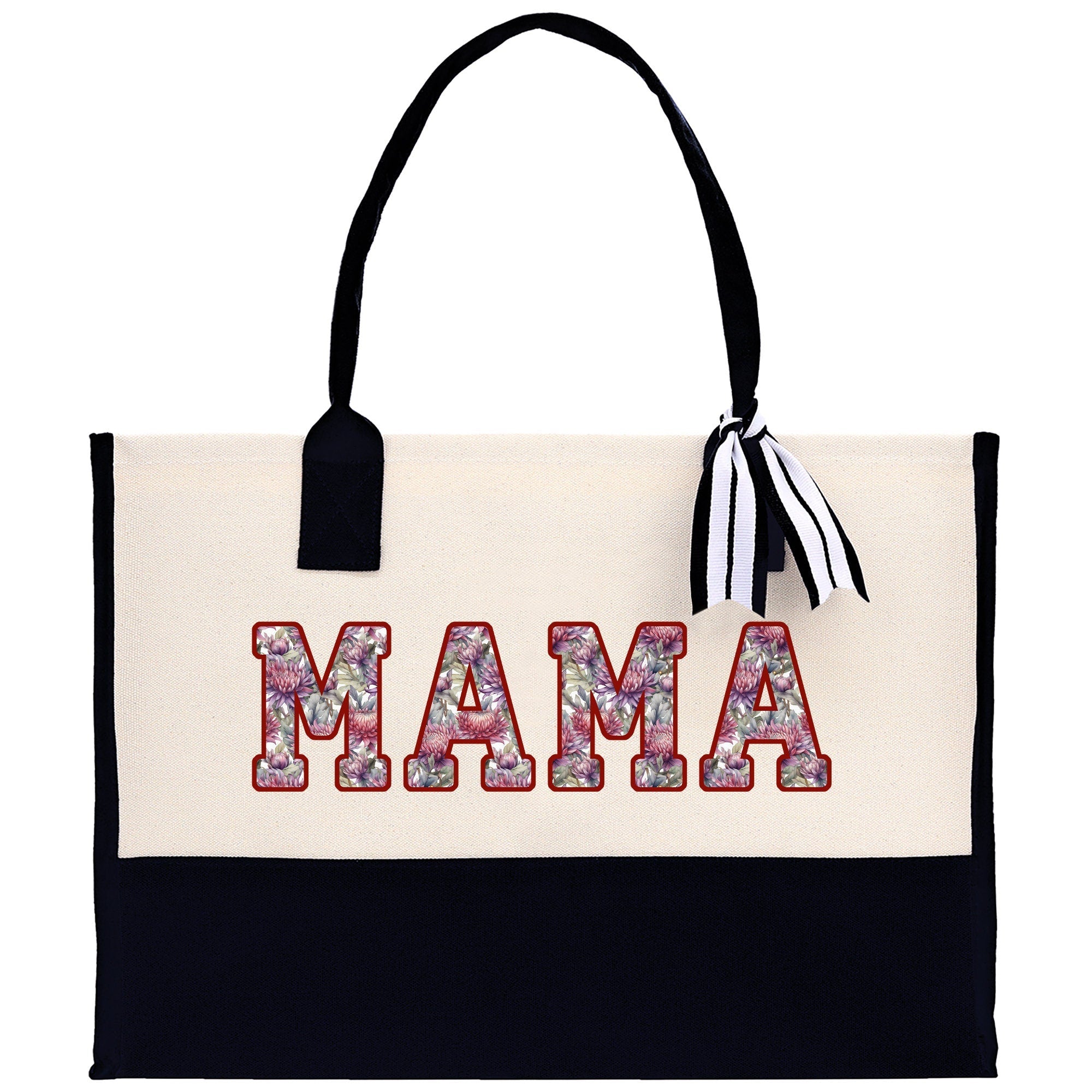 Gaga Gram Mimi Nana Grandma Canvas Tote Bag Grandma's Getaway Bag Grandma Gift Bag Mothers Day Gift Bag Grandma Beach Bag Gift for Grandma - Aaria Tees Aaria Tees