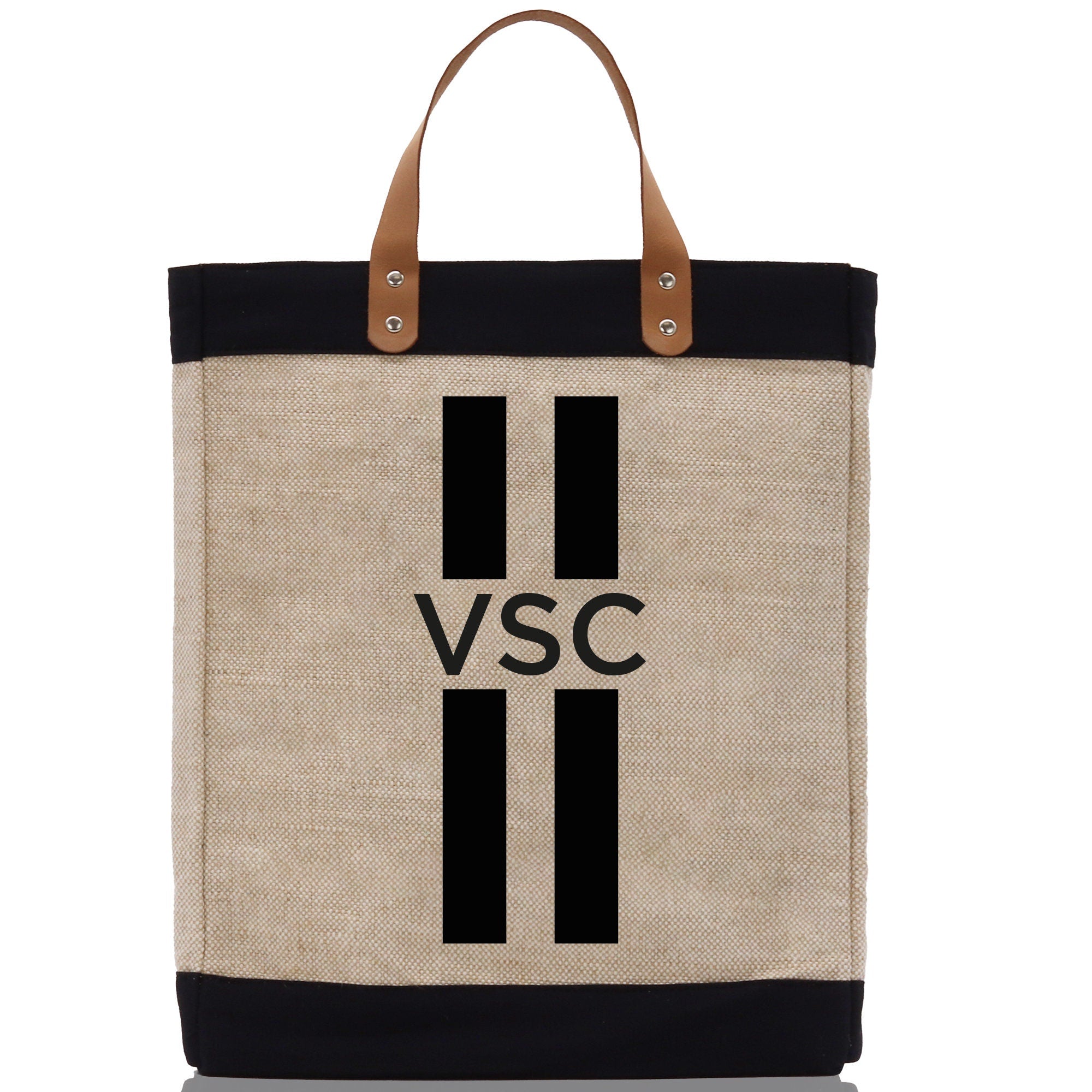 Personalized Monogrammed Canvas Tote Bag Striped Initials Custom Name Beach Bag Bridal Party Gifts Bride Gift Holiday Gift Bag - Aaria Tees Aaria Tees