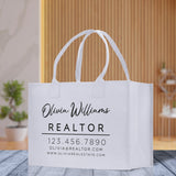 Realtor Tote Bag Personalized Business Tote Bag Custom Real Estate Agent Gift Bulk Business Logo Realtor Swag Real Estate Tote Bag - Aaria Tees Aaria Tees