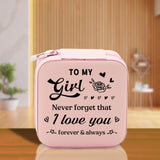 To My Girl Never Forget That I Love You Forever & Always Cotton Canvas Tote Bag Birthday Gift From Mother to Daughter Jewelry Box Gift - Aaria Tees Aaria Tees