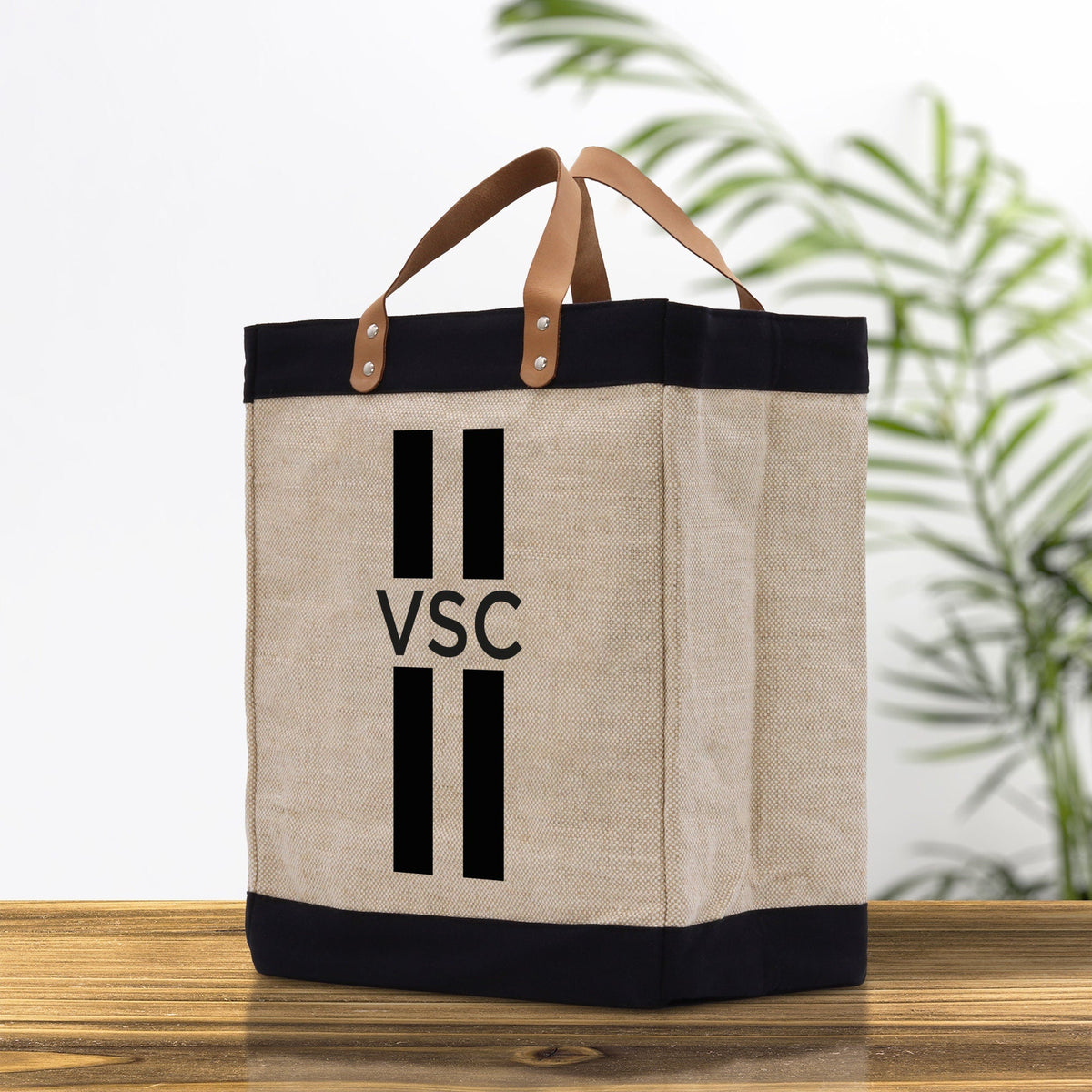 Personalized Monogrammed Canvas Tote Bag Striped Initials Custom Name Beach Bag Bridal Party Gifts Bride Gift Holiday Gift Bag - Aaria Tees