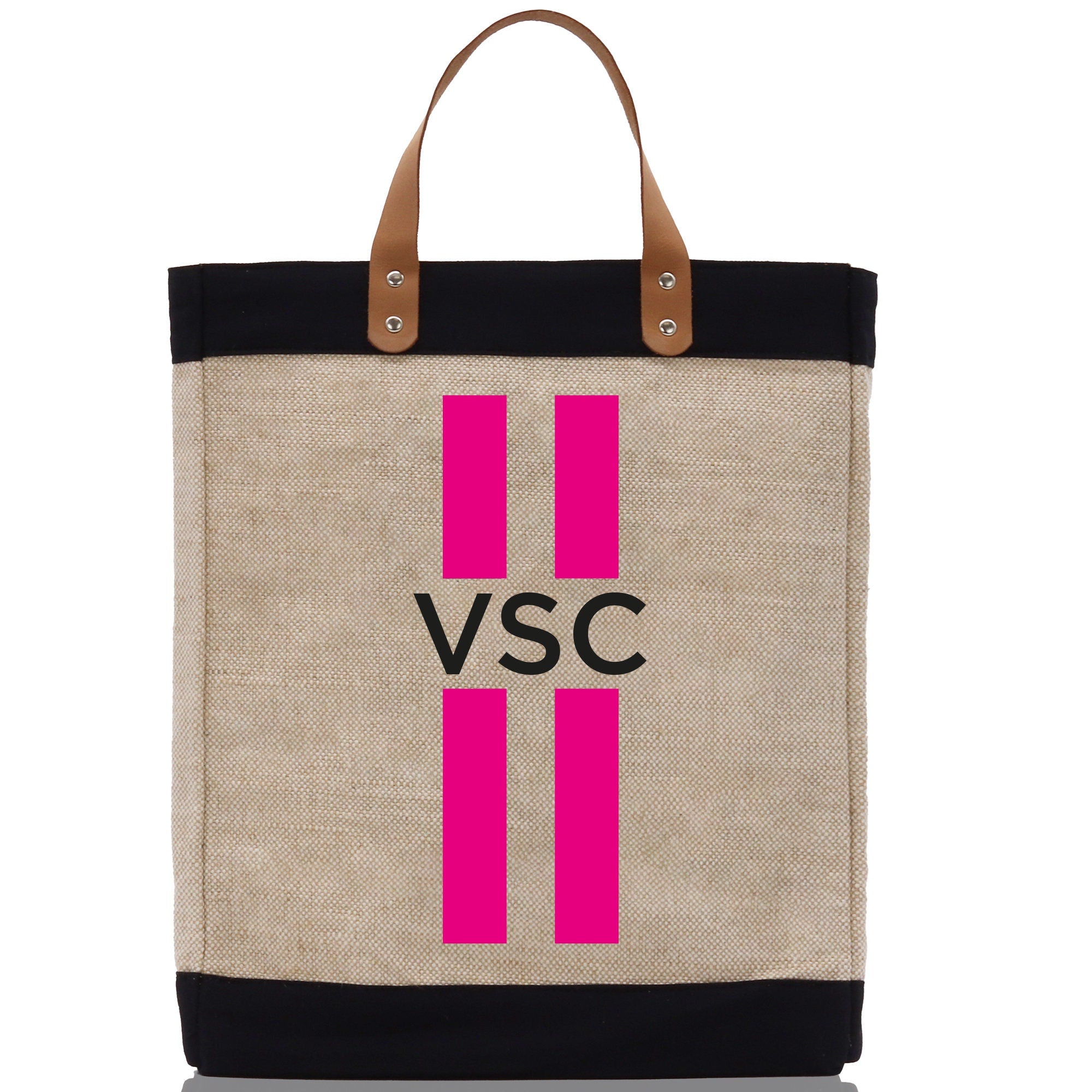 Personalized Monogrammed Canvas Tote Bag Striped Initials Custom Name Beach Bag Bridal Party Gifts Bride Gift Holiday Gift Bag - Aaria Tees Aaria Tees
