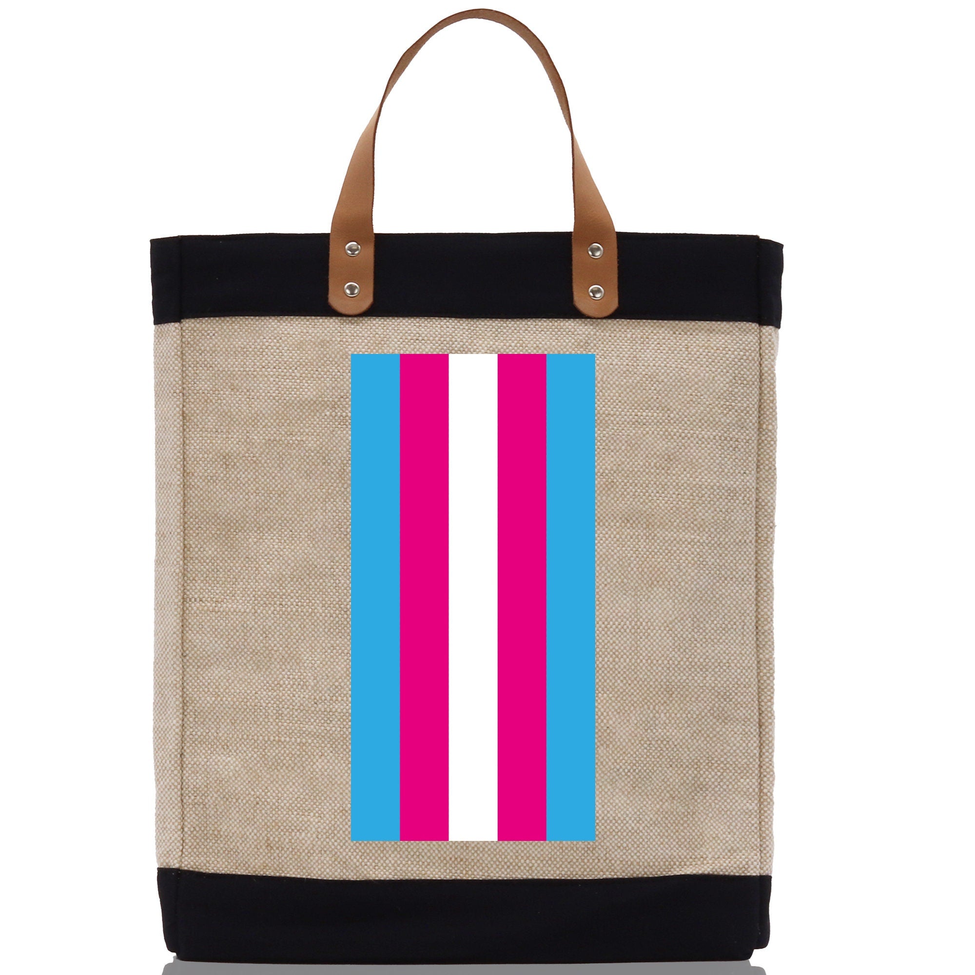 Personalized Monogrammed Canvas Tote Bag Striped Initials Custom Name Beach Bag Bridal Party Gifts Bride Gift Holiday Gift Bag - Aaria Tees Aaria Tees