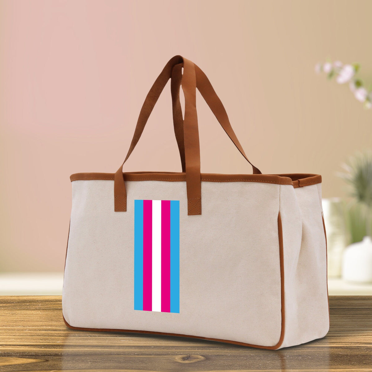 Personalized Monogrammed Canvas Tote Bag Striped Initials Custom Name Beach Bag Bridal Party Gifts Bride Gift Holiday Gift Bag - Aaria Tees