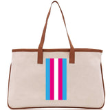 Personalized Monogrammed Canvas Tote Bag Striped Initials Custom Name Beach Bag Bridal Party Gifts Bride Gift Holiday Gift Bag - Aaria Tees Aaria Tees
