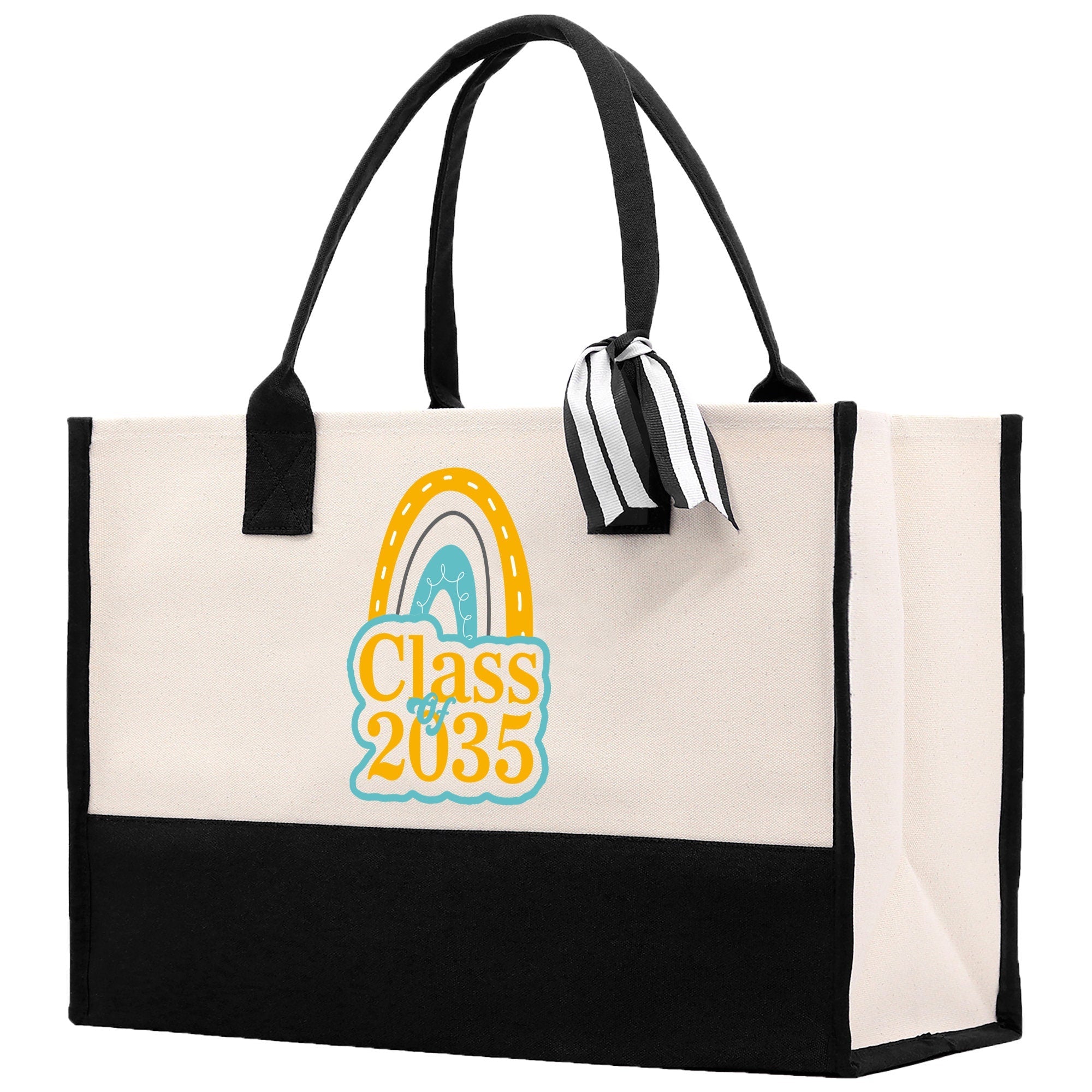 Class of 2035 Cotton Canvas Tote Bag Graduation Gift Bag Last Day of School Pre-Kindergarten Tote Bag First Day of School Bag - Aaria Tees Aaria Tees