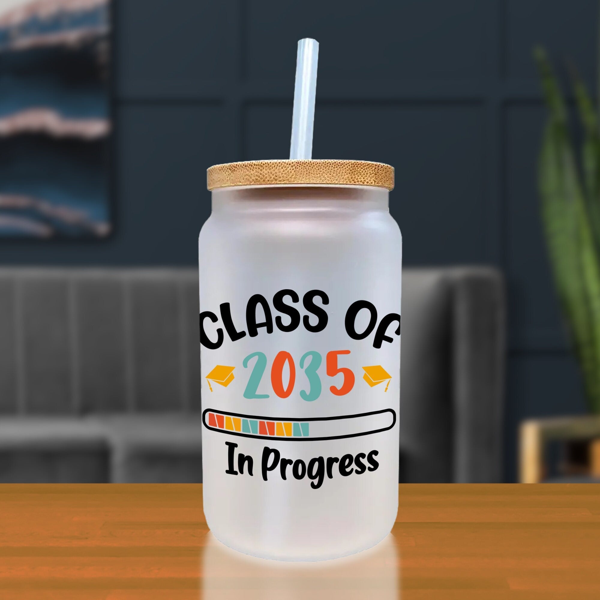 Class of 2035 In Progress Cotton Canvas Tote Bag Graduation Gift Bag Last Day of School Pre-Kindergarten Tote Bag First Day of School Bag - Aaria Tees Aaria Tees
