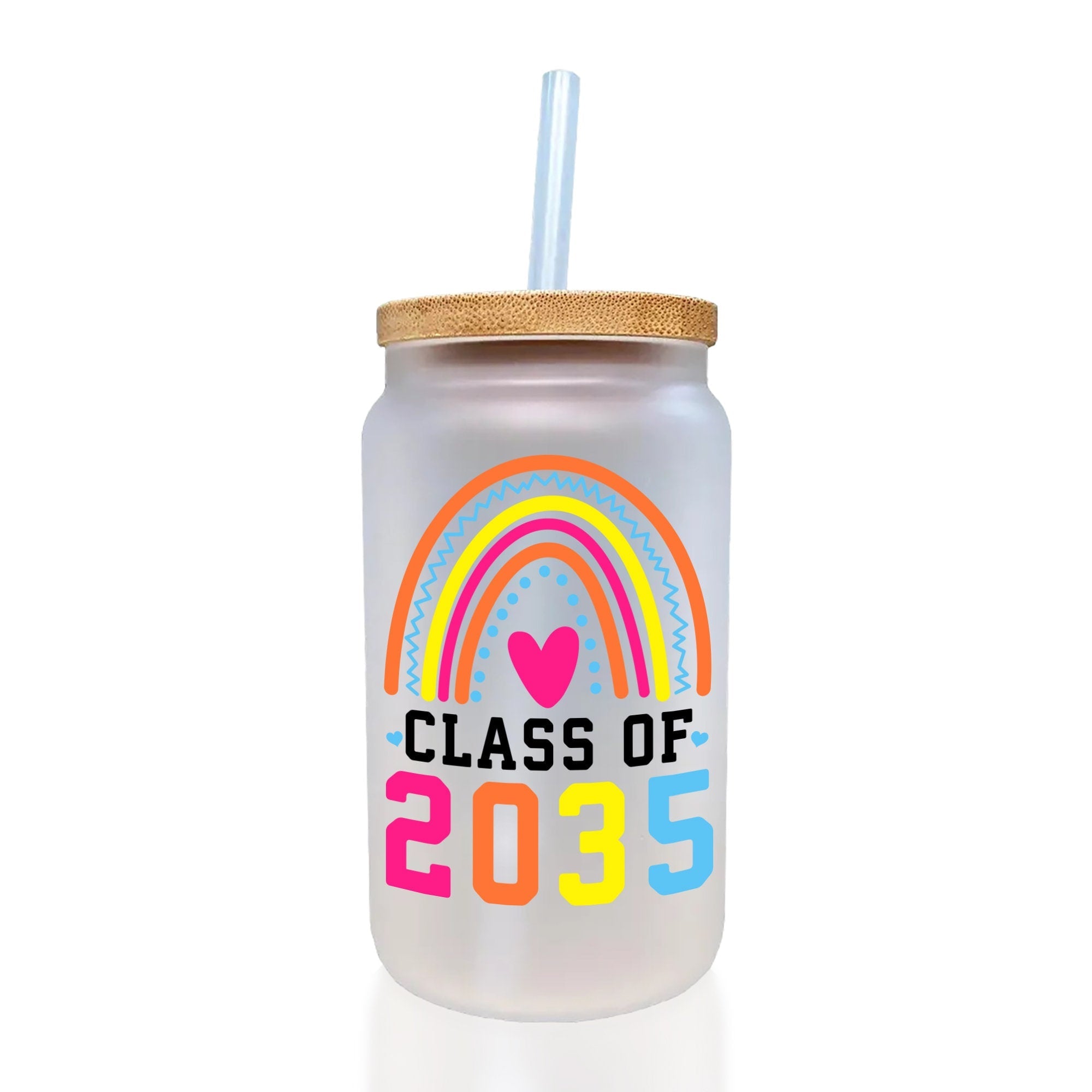 Class of 2035 Rainbow Cotton Canvas Tote Bag Graduation Gift Bag Last Day of School Pre-Kindergarten Tote Bag First Day of School Bag - Aaria Tees Aaria Tees