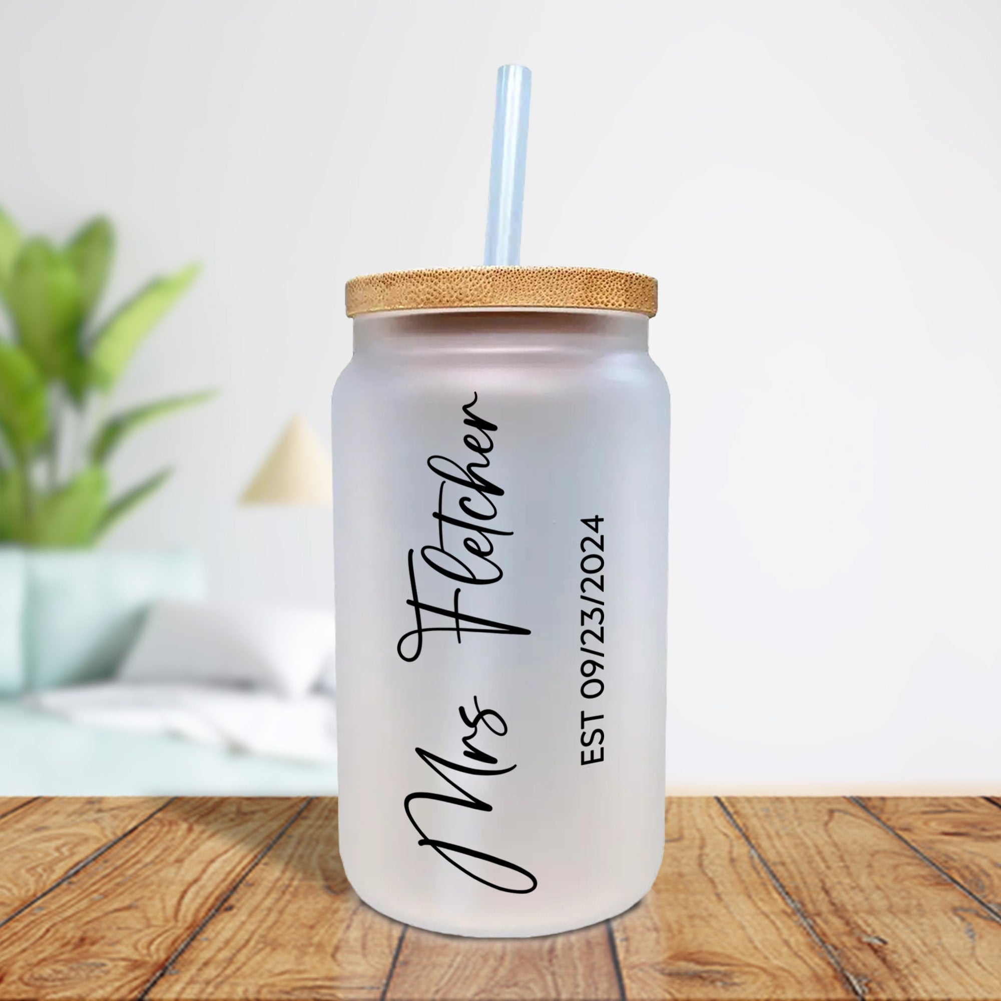 Mrs. Last Name Est Year Tote Bag Personalized Date Wedding Tote Bridal Shower Gift Honeymoon Gift Customized Wedding Gift Bridesmaid Gift - Aaria Tees Aaria Tees