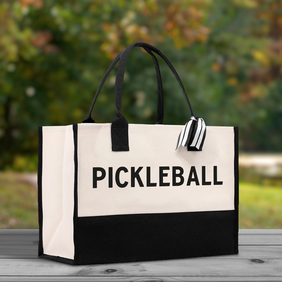 Pickleball Tote Bag Personalized Pickleball Party Favors Custom Pickleball Player Gift Pickleball Cotton Canvas Tote Bag - Aaria Tees