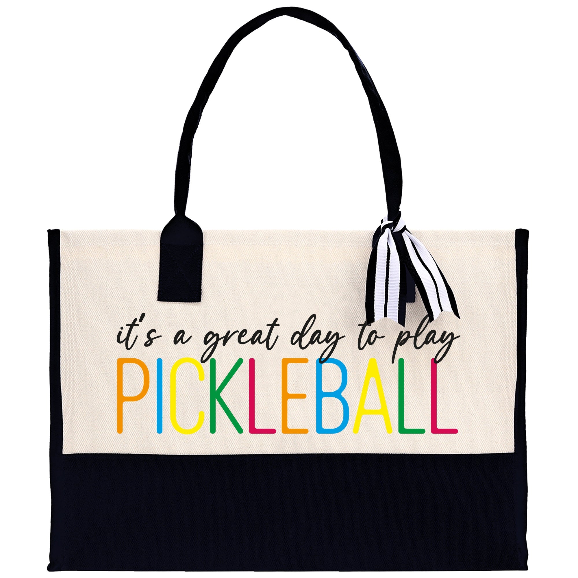 Pickleball Tote Bag Personalized Pickleball Party Favors Custom Pickleball Player Gift Pickleball Cotton Canvas Tote Bag - Aaria Tees Aaria Tees