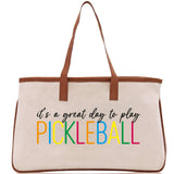 Pickleball Tote Bag Personalized Pickleball Party Favors Custom Pickleball Player Gift Pickleball Cotton Canvas Tote Bag - Aaria Tees Aaria Tees