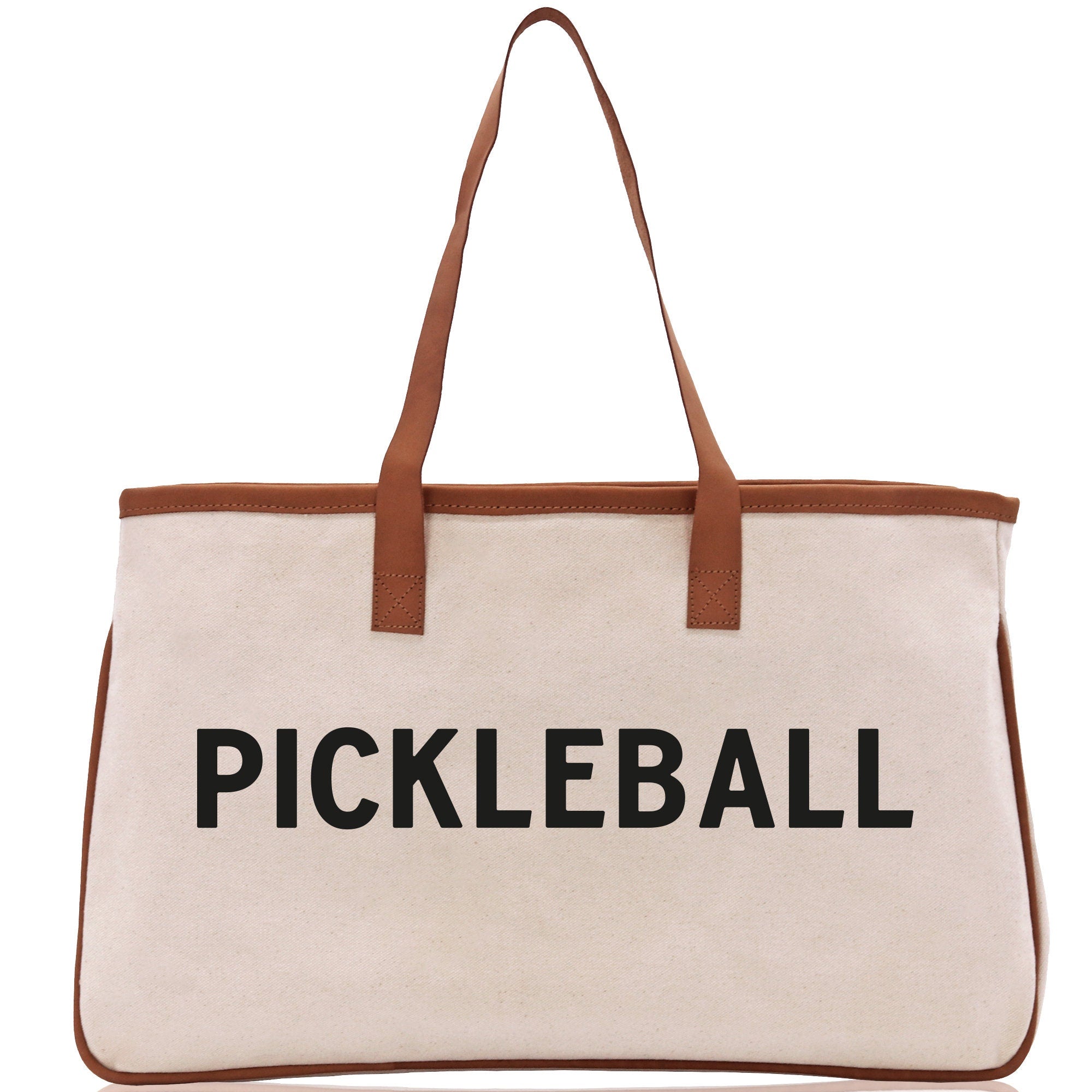 Pickleball Tote Bag Personalized Pickleball Party Favors Custom Pickleball Player Gift Pickleball Cotton Canvas Tote Bag - Aaria Tees Aaria Tees