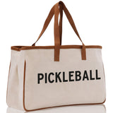 Pickleball Tote Bag Personalized Pickleball Party Favors Custom Pickleball Player Gift Pickleball Cotton Canvas Tote Bag - Aaria Tees Aaria Tees