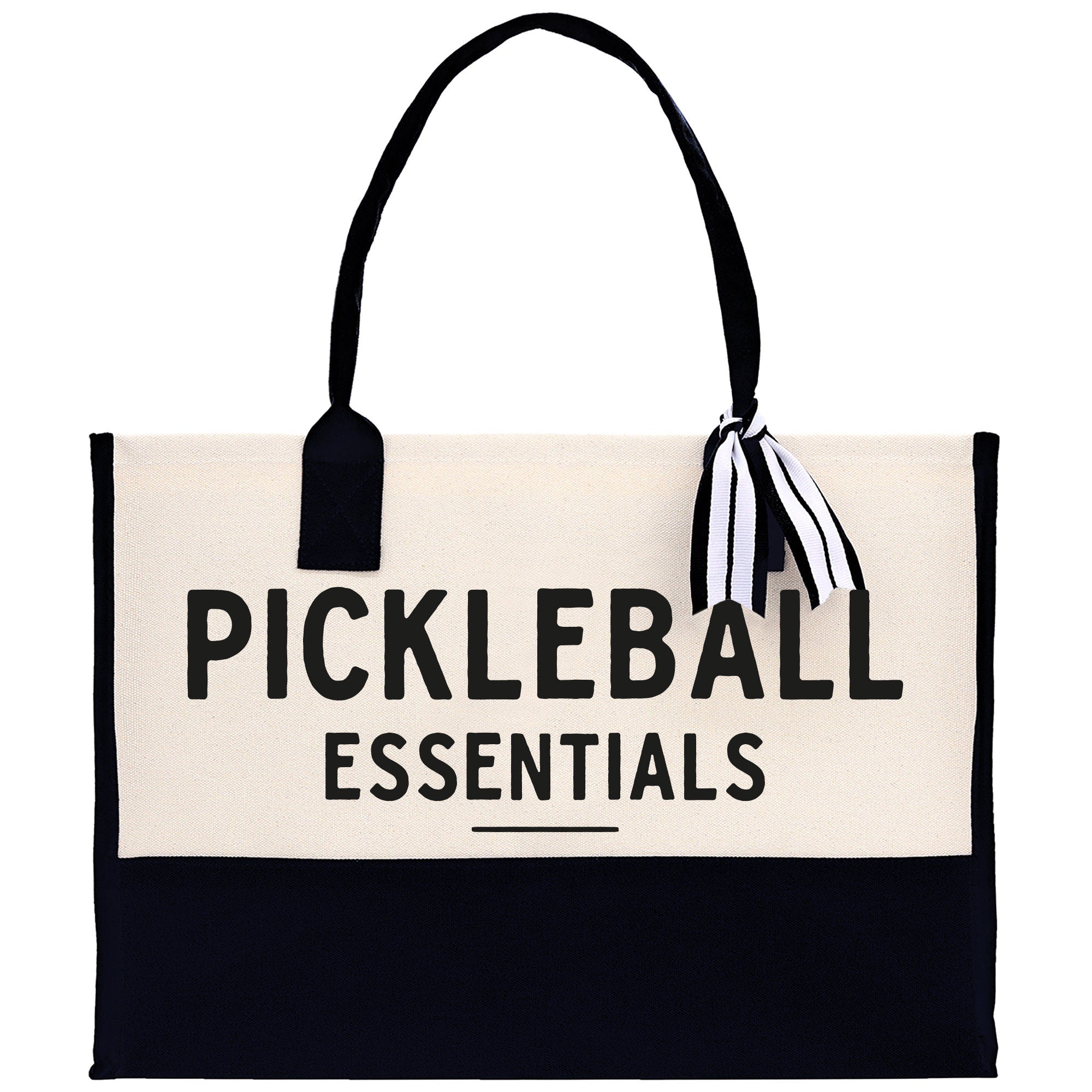Pickleball Tote Bag Personalized Pickleball Party Favors Custom Pickleball Player Gift Pickleball Cotton Canvas Tote Bag - Aaria Tees Aaria Tees