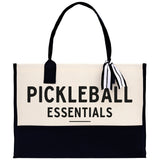Pickleball Tote Bag Personalized Pickleball Party Favors Custom Pickleball Player Gift Pickleball Cotton Canvas Tote Bag - Aaria Tees Aaria Tees