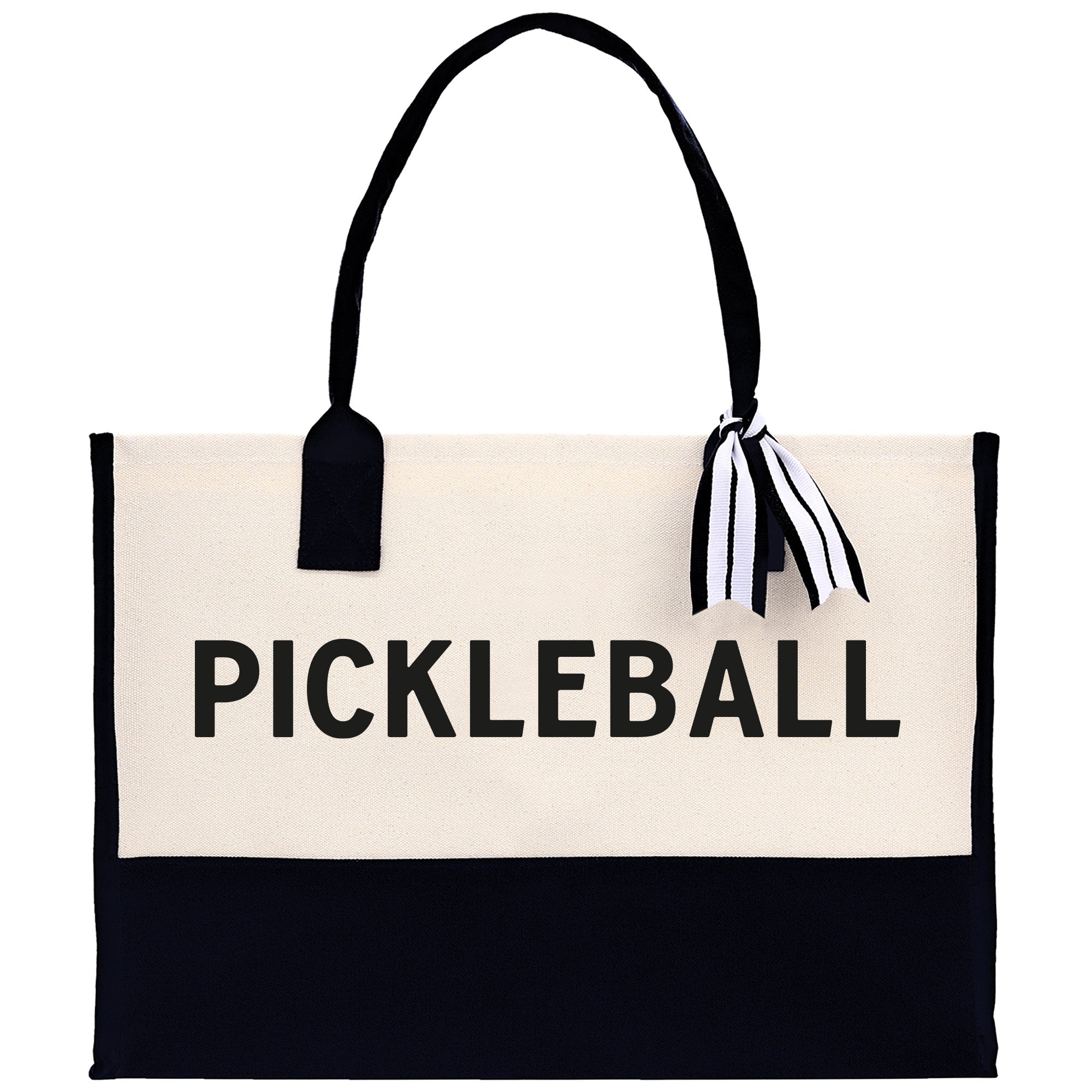 Pickleball Tote Bag Personalized Pickleball Party Favors Custom Pickleball Player Gift Pickleball Cotton Canvas Tote Bag - Aaria Tees Aaria Tees