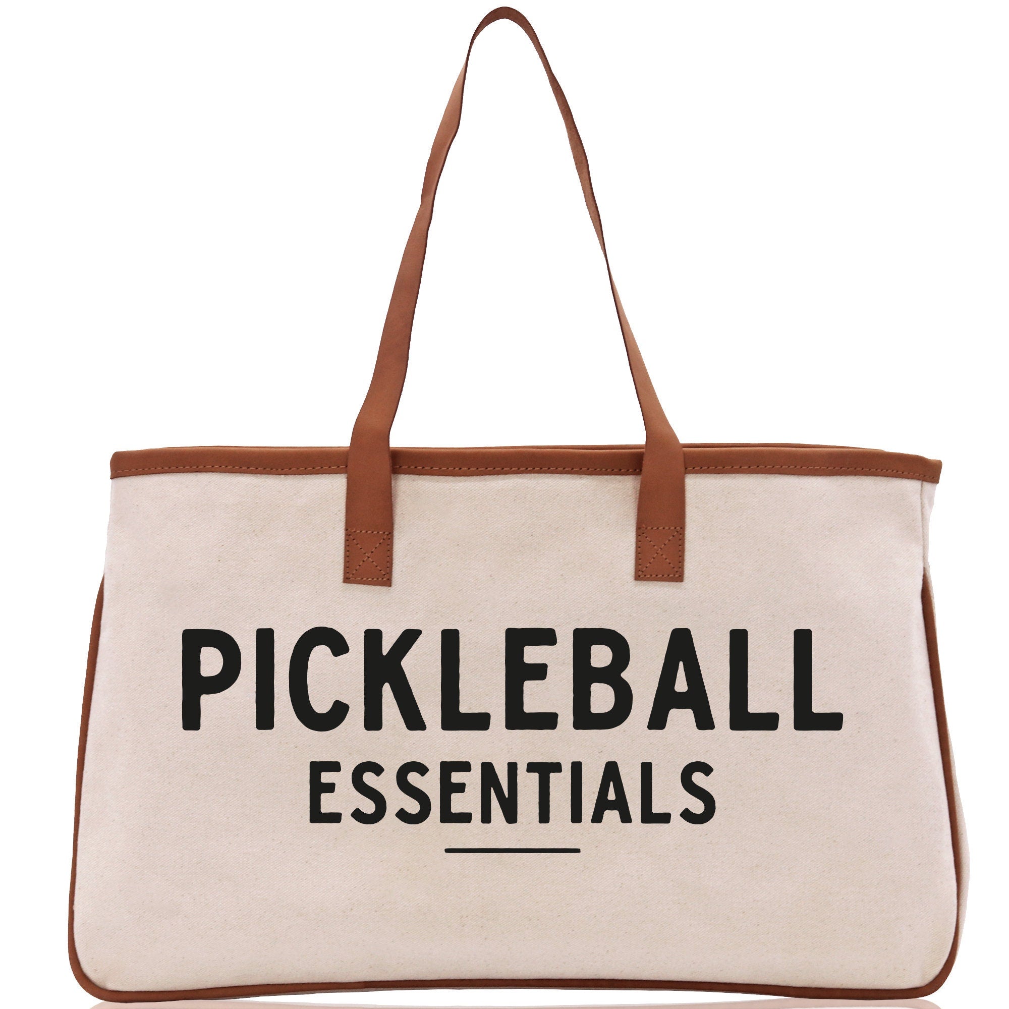 Pickleball Tote Bag Personalized Pickleball Party Favors Custom Pickleball Player Gift Pickleball Cotton Canvas Tote Bag - Aaria Tees Aaria Tees