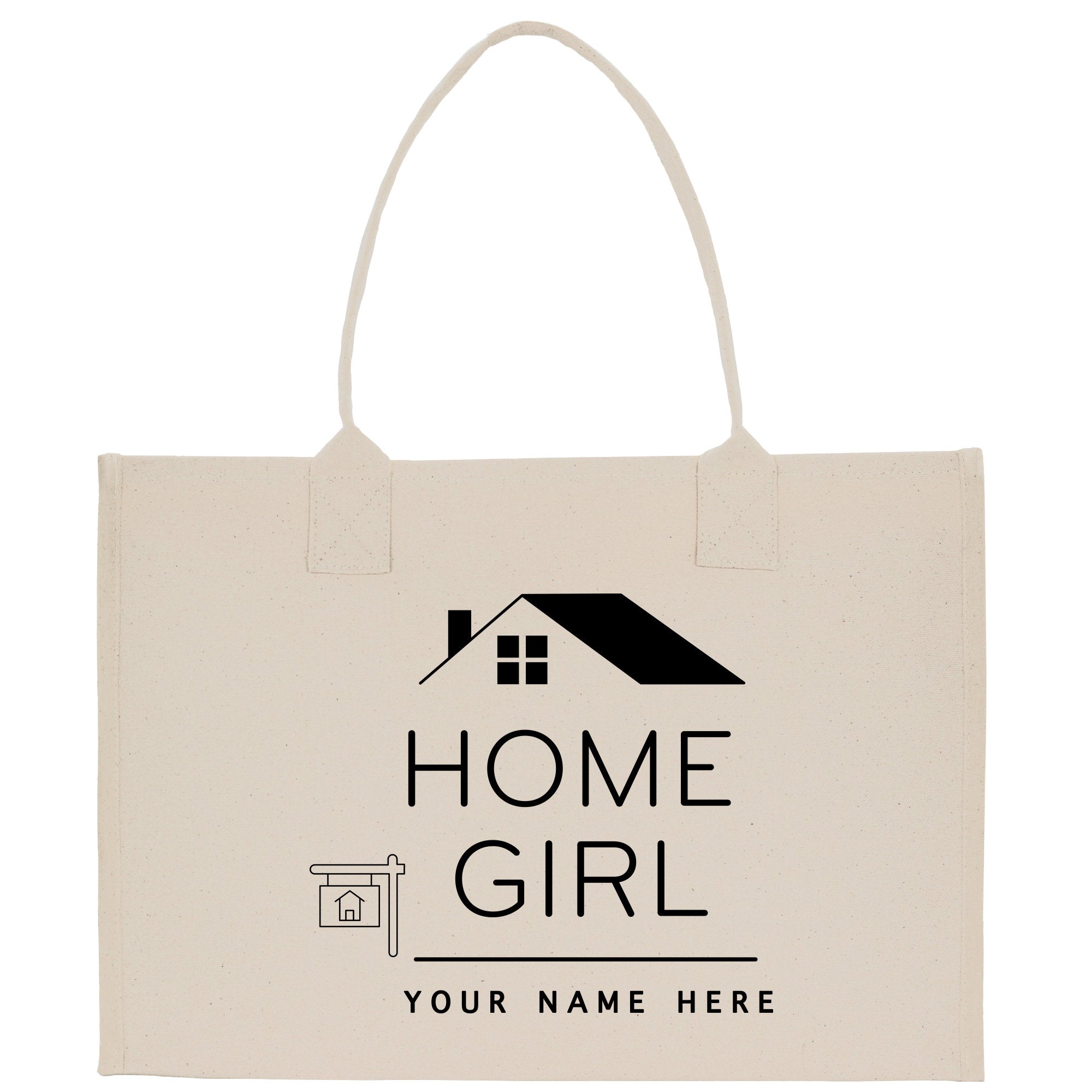 Realtor Tote Bag Personalized Business Tote Bag Custom Real Estate Agent Gift Bulk Business Logo Realtor Swag Real Estate Tote Bag - Aaria Tees Aaria Tees