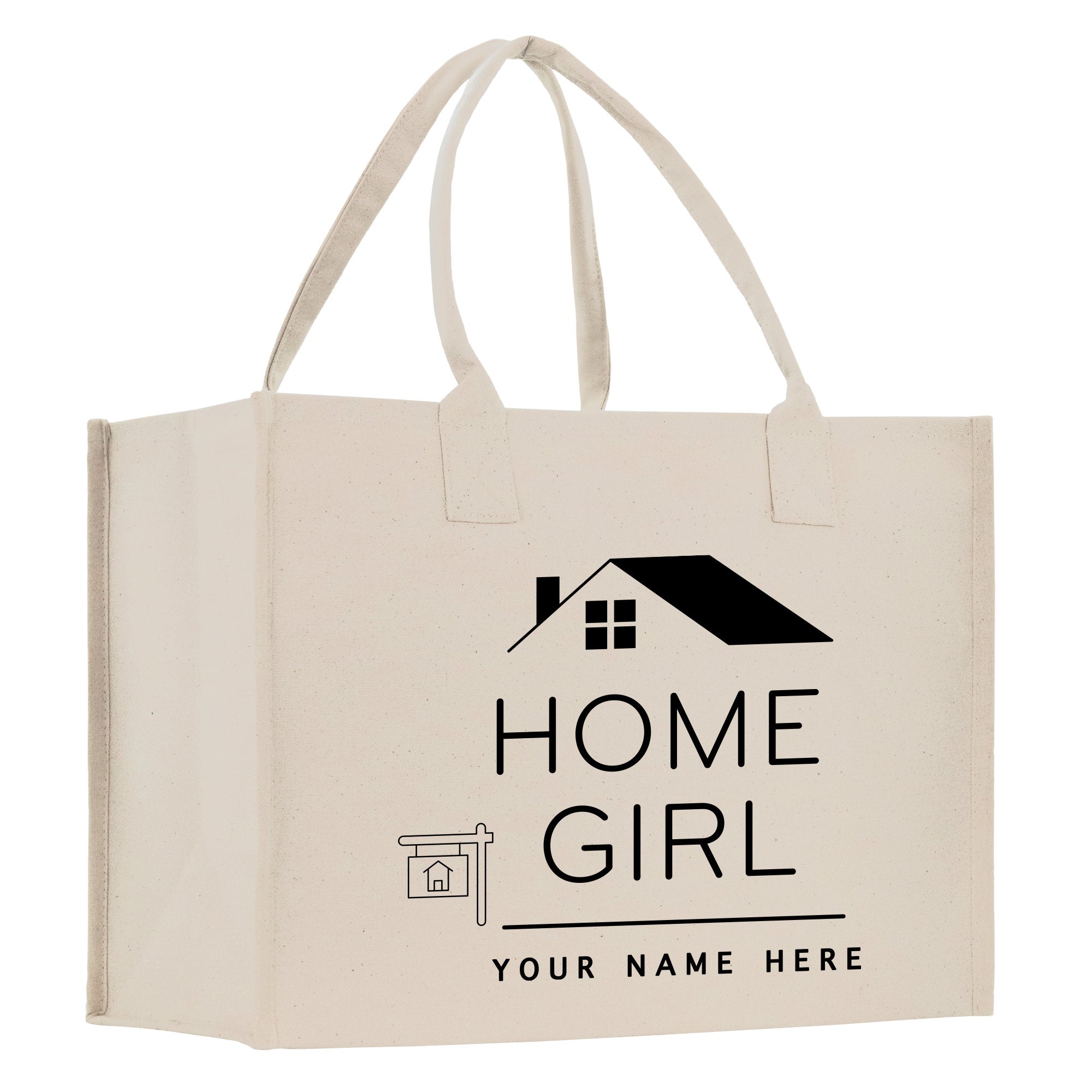 Realtor Tote Bag Personalized Business Tote Bag Custom Real Estate Agent Gift Bulk Business Logo Realtor Swag Real Estate Tote Bag - Aaria Tees Aaria Tees