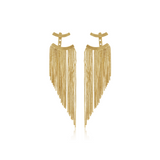 Golden Drop Earring Aaria Tees