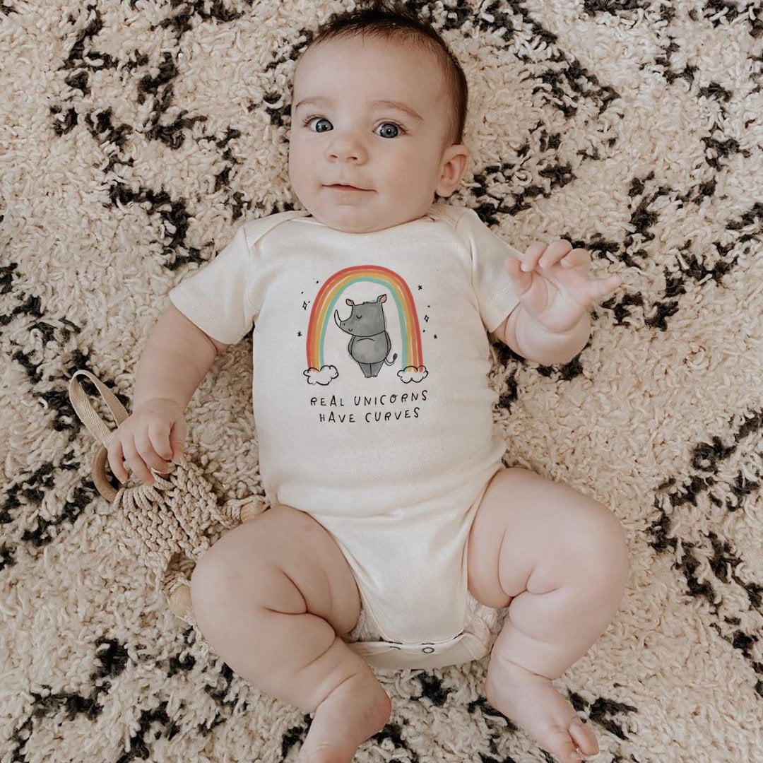 graphic bodysuit | unicorn curves - Aaria Tees Aaria Tees