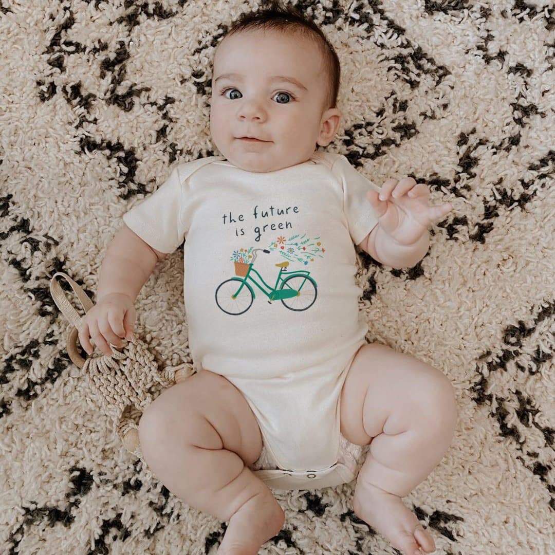 graphic bodysuit | future is green - Aaria Tees Aaria Tees