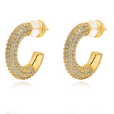 Demi Pave Hoop Aaria Tees