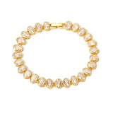 Oval Bezel Tennis Bracelet Aaria Tees