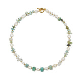 Aquamarine Toggle Necklace Aaria Tees