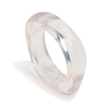 Clear Acrylic Bangle Aaria Tees
