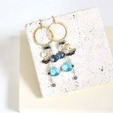 Citrine & Smoky Quartz Ammil Earrings Aaria Tees