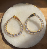 Naomi CZ Earring-Large Aaria Tees