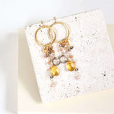 Iolite & Aquamarine Ammil Earrings Aaria Tees