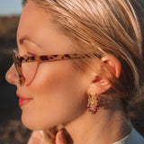Rainbow Fringe Earrings Aaria Tees