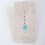 Blue Chalcedony Yoga Pendant Aaria Tees