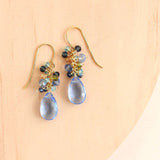 Peridot Quartz Bala Earrings Aaria Tees