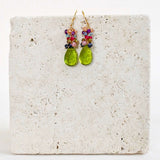 Peridot Quartz Bala Earrings Aaria Tees