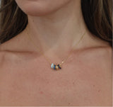 Ilona Blue Necklace Aaria Tees