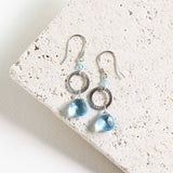 Aquamarine Quartz Airie Earring Aaria Tees